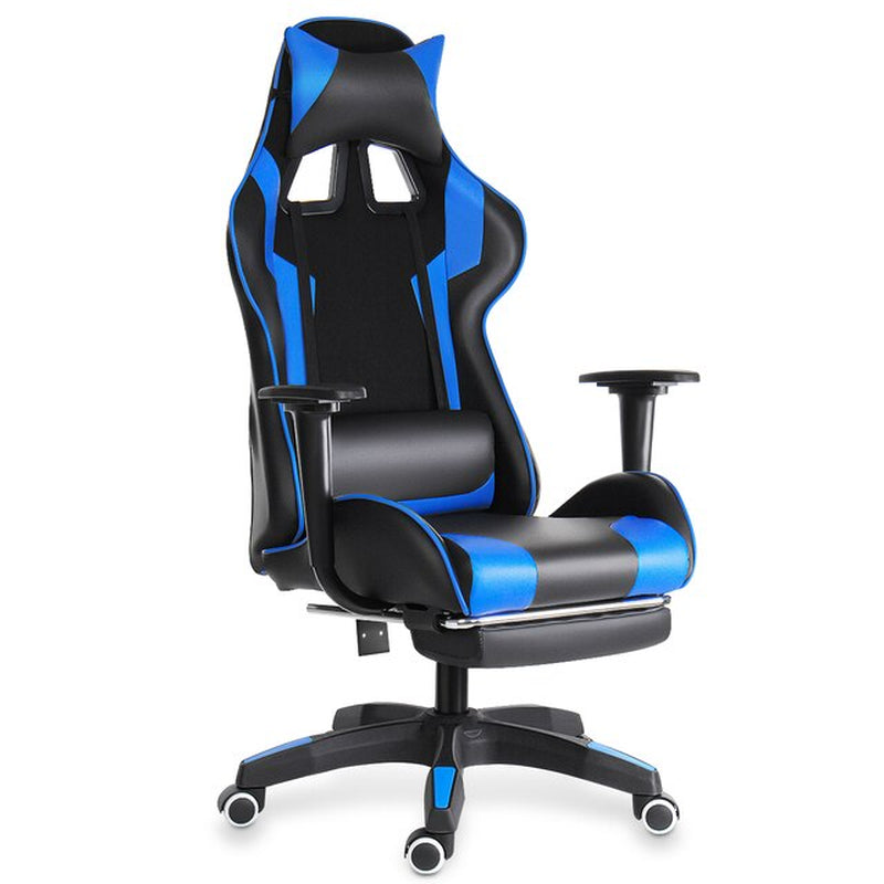 Leather Office Gaming Chair Home Internet Cafe Racing Chair WCG Gaming Ergonomic Computer Chair Swivel Lifting Lying Gamer Chair